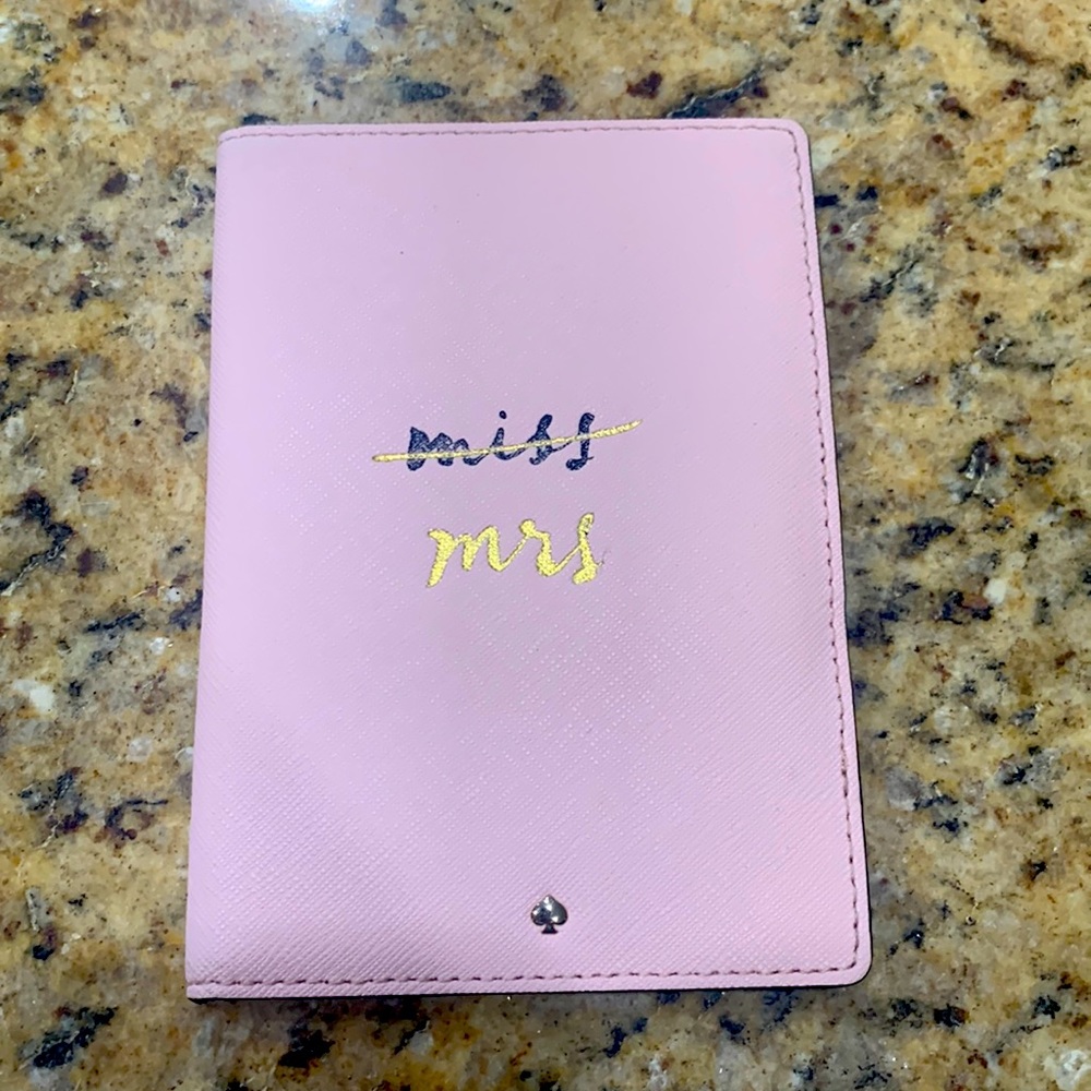 Kate Spade Miss to Mrs. passport holder
